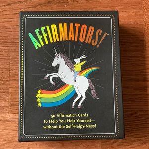 🌸5/$20 Affirmators self help cards from Knock Knock